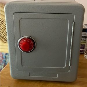 Grey Piggy bank Safe